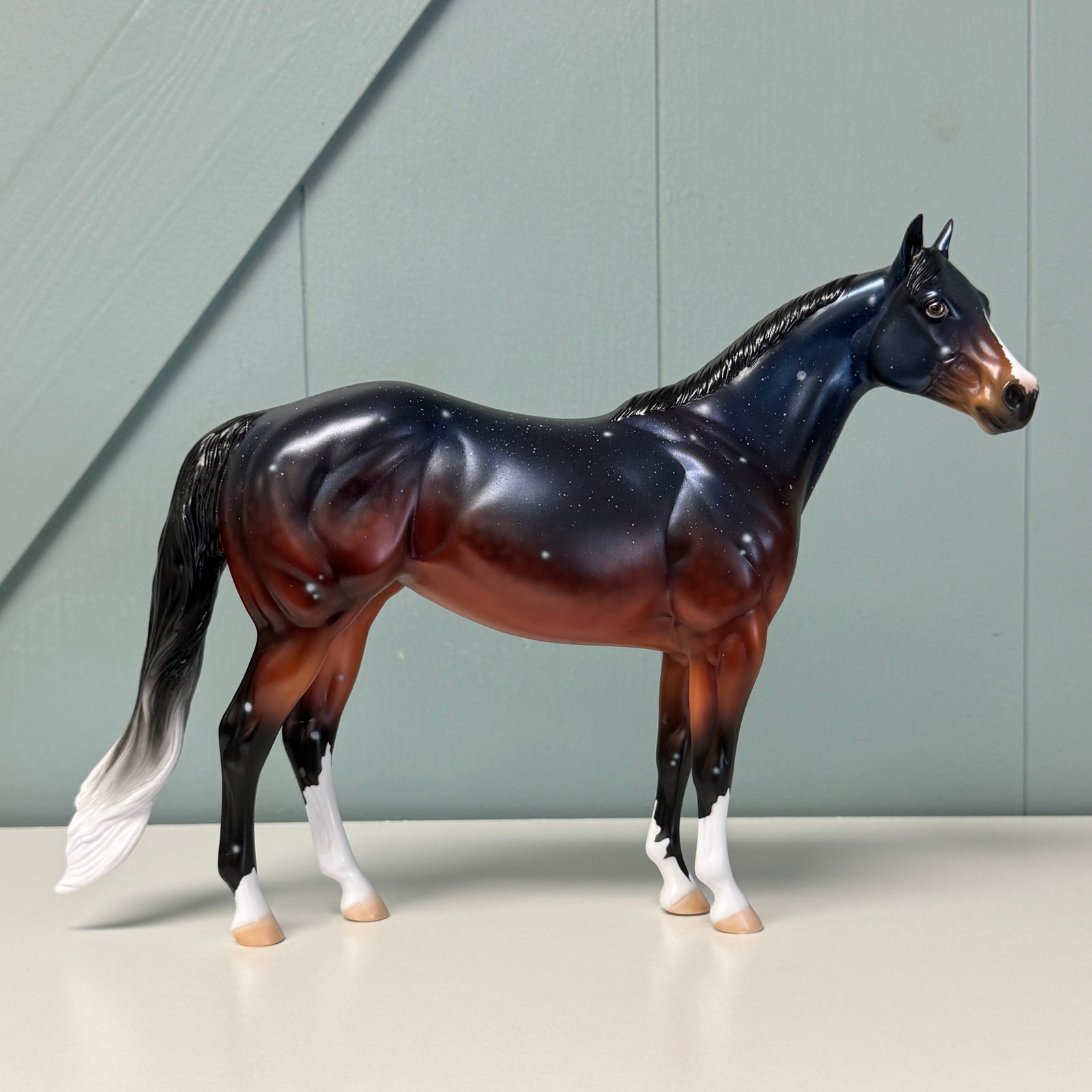 SAMPLE ISH Portrait Horse Star Sky Horse Design -Housed Within the Heart Series Deco By Ellen Robbins EQ24 Inspired By AotH Literature Work By Erin Verscheure EQ24