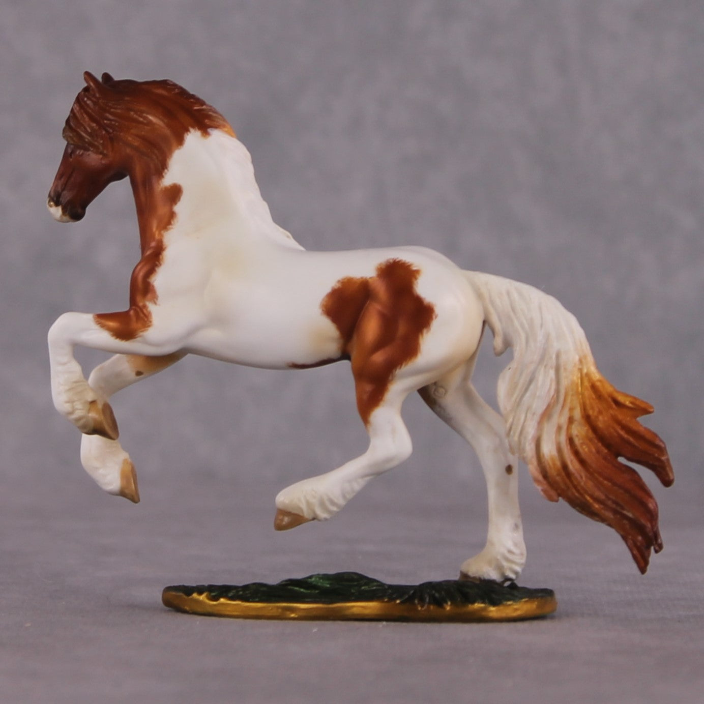 "How Fare Thee" OOAK EFCM Friesian Chip By Kristen Cermele - April GemStones Series