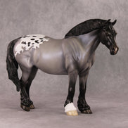 A Hippopotamus OOAK Blue Roan Appaloosa Heavy Draft By Ellen Robbins HS24