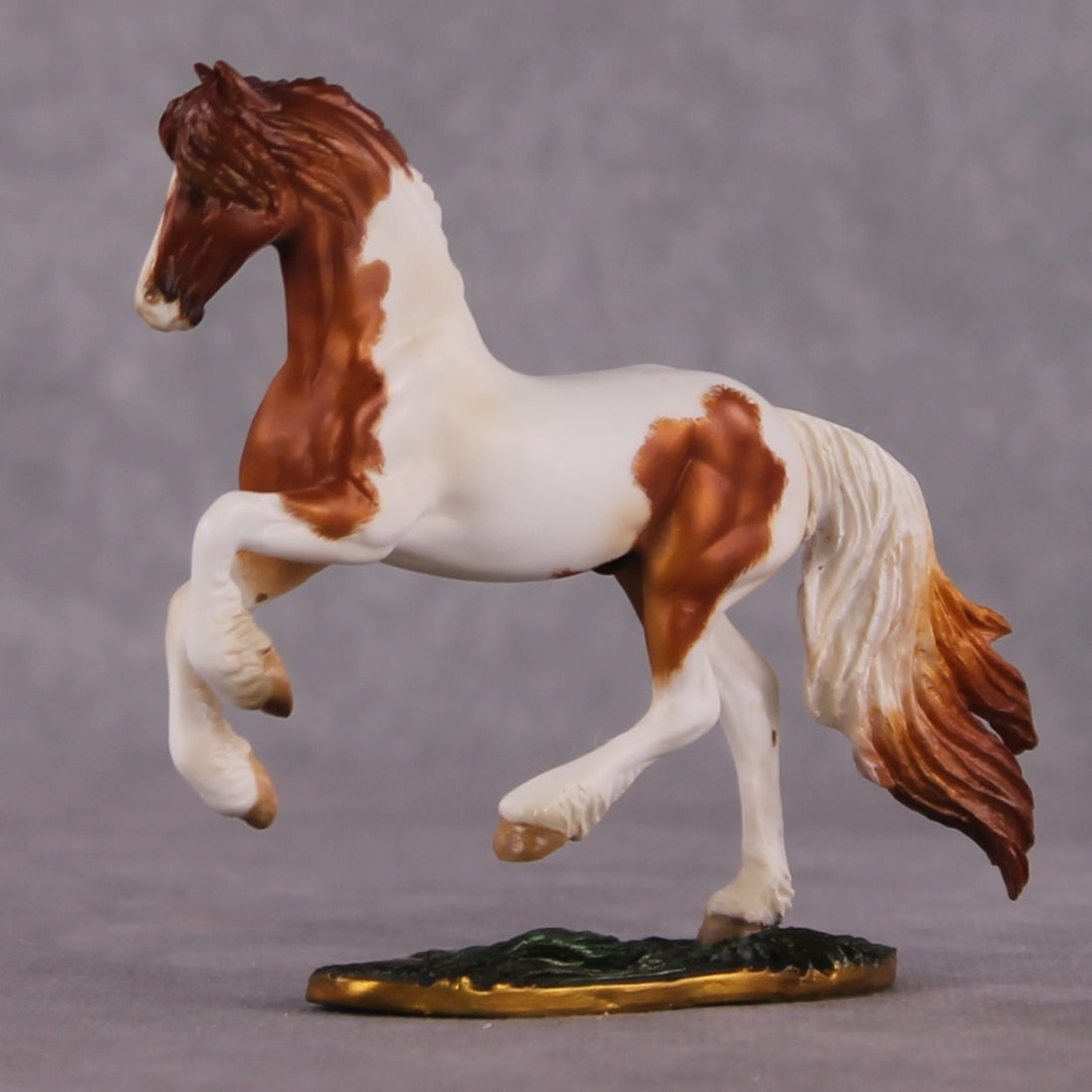 "How Fare Thee" OOAK EFCM Friesian Chip By Kristen Cermele - April GemStones Series