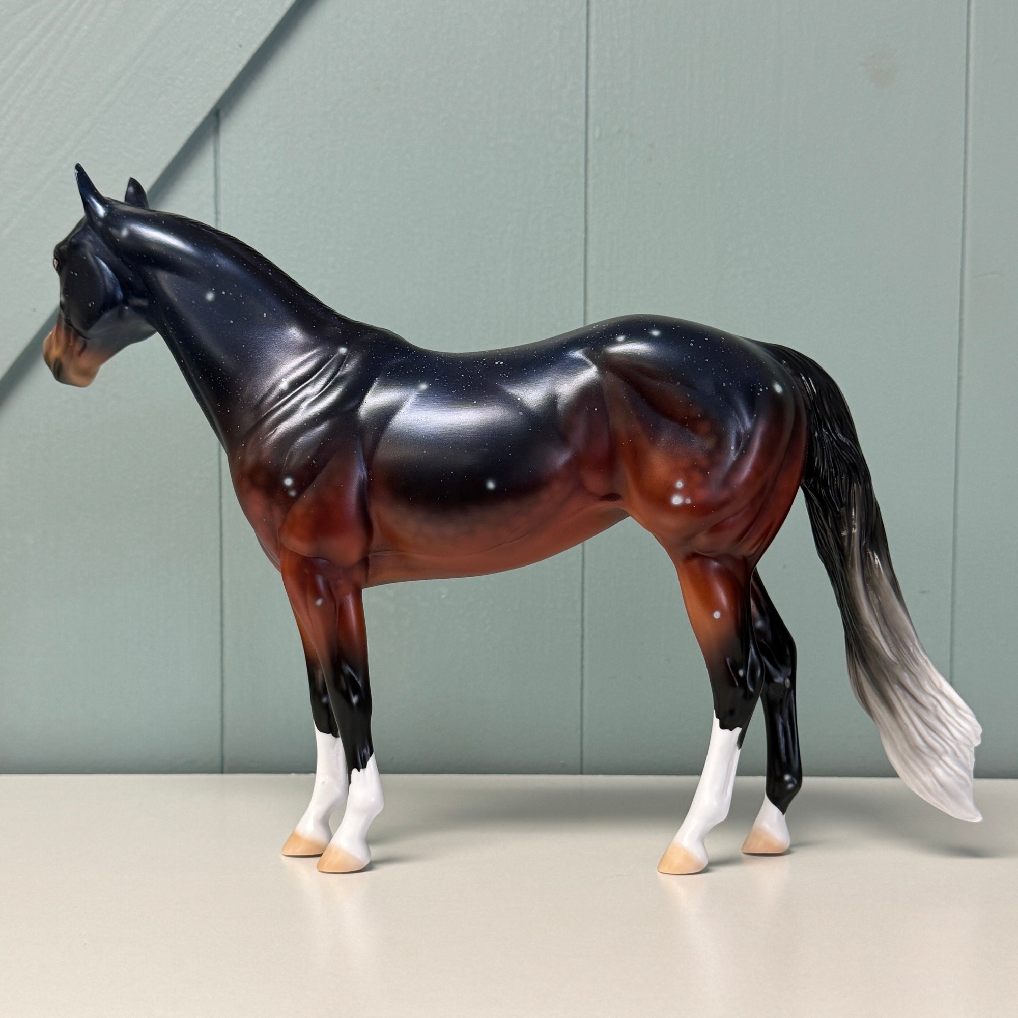 SAMPLE ISH Portrait Horse Star Sky Horse Design -Housed Within the Heart Series Deco By Ellen Robbins EQ24 Inspired By AotH Literature Work By Erin Verscheure EQ24