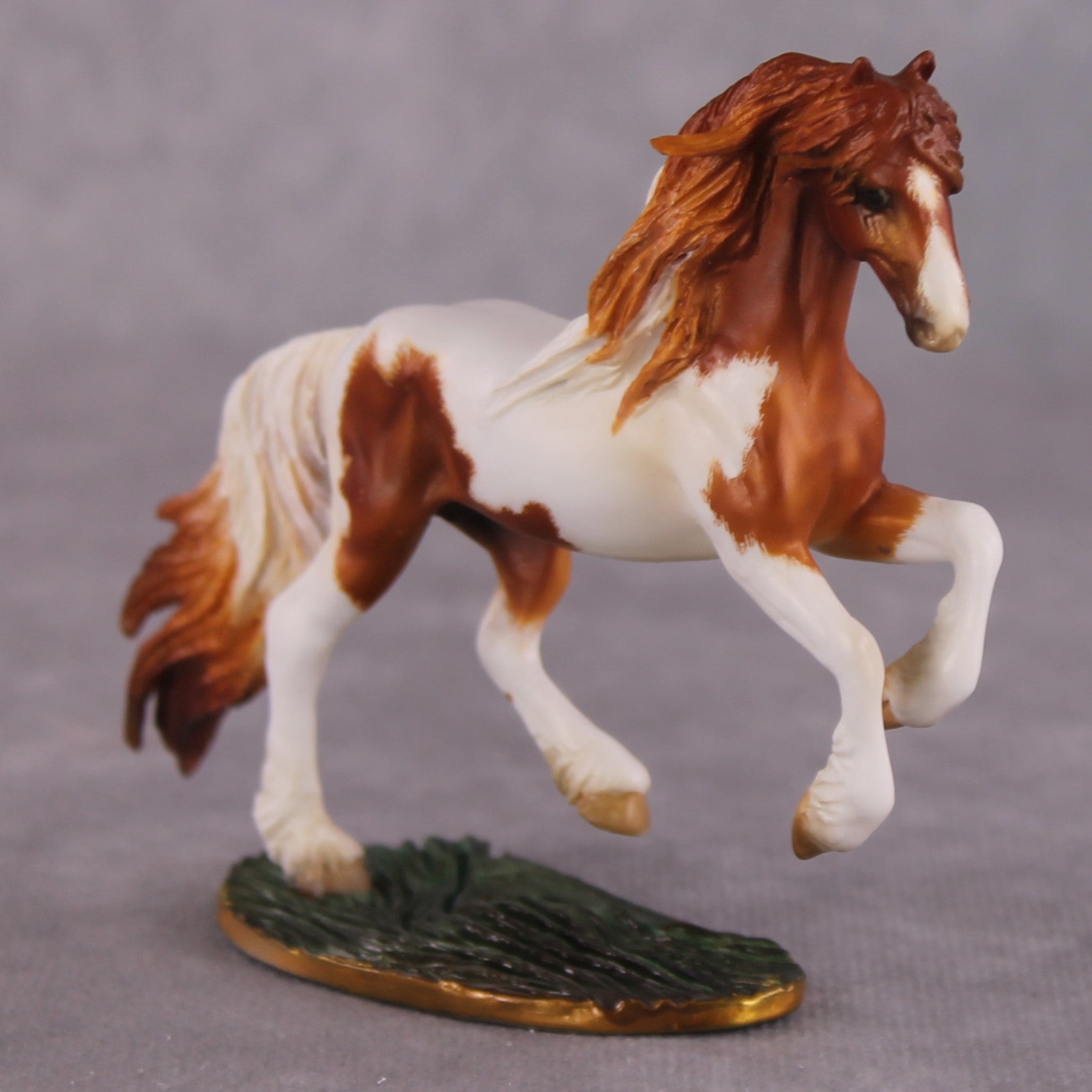 "How Fare Thee" OOAK EFCM Friesian Chip By Kristen Cermele - April GemStones Series
