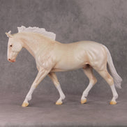 Gentle Solace OOAK  Dappled Cremello Irish Draught By Ashley Palmer HS24
