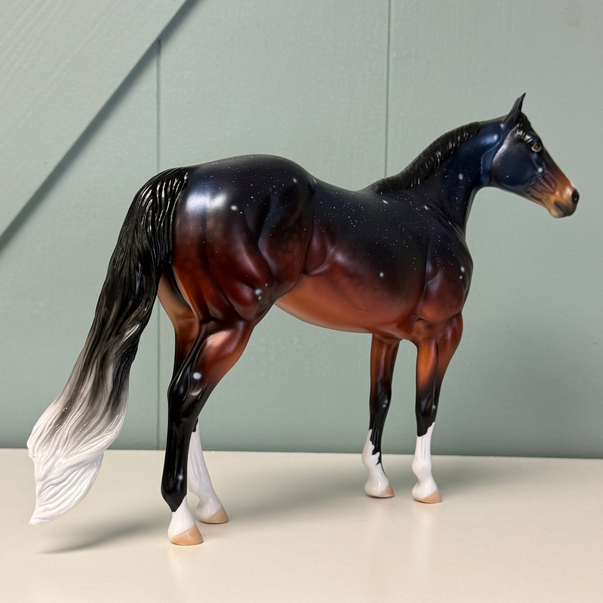 SAMPLE ISH Portrait Horse Star Sky Horse Design -Housed Within the Heart Series Deco By Ellen Robbins EQ24 Inspired By AotH Literature Work By Erin Verscheure EQ24