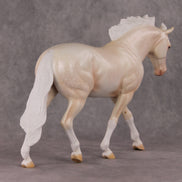 Gentle Solace OOAK  Dappled Cremello Irish Draught By Ashley Palmer HS24