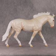 Gentle Solace OOAK  Dappled Cremello Irish Draught By Ashley Palmer HS24