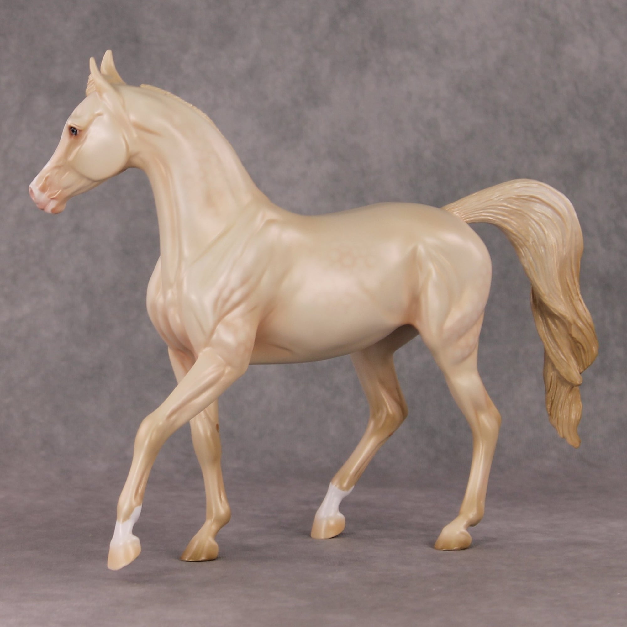 Silent Wish OOAK  Dappled Perlino Custom Arab Mare By Ashley Palmer HS24