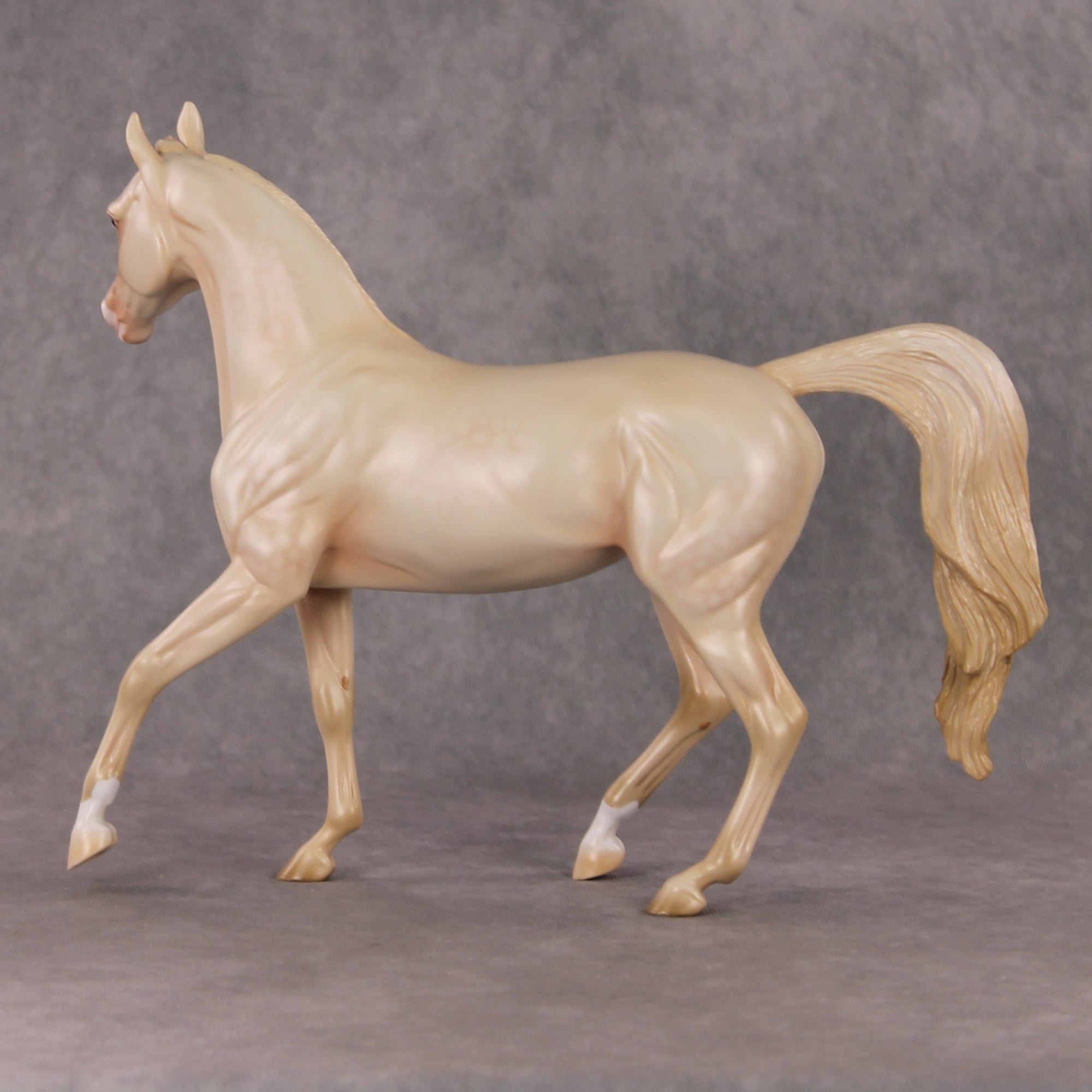 Silent Wish OOAK  Dappled Perlino Custom Arab Mare By Ashley Palmer HS24
