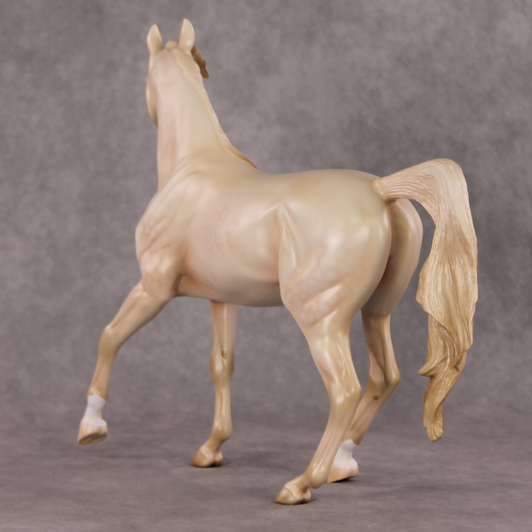 Silent Wish OOAK  Dappled Perlino Custom Arab Mare By Ashley Palmer HS24