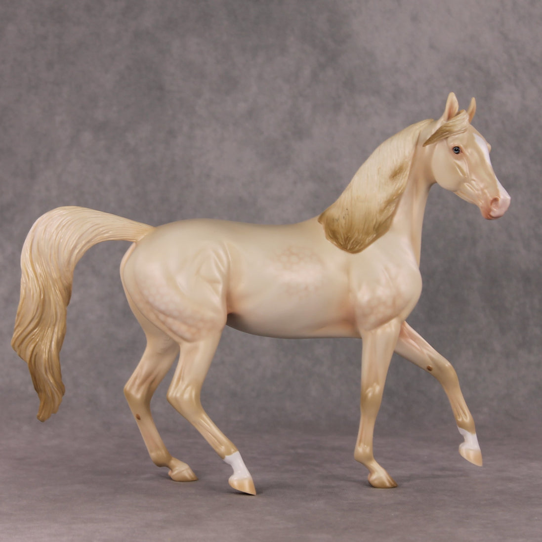 Silent Wish OOAK  Dappled Perlino Custom Arab Mare By Ashley Palmer HS24