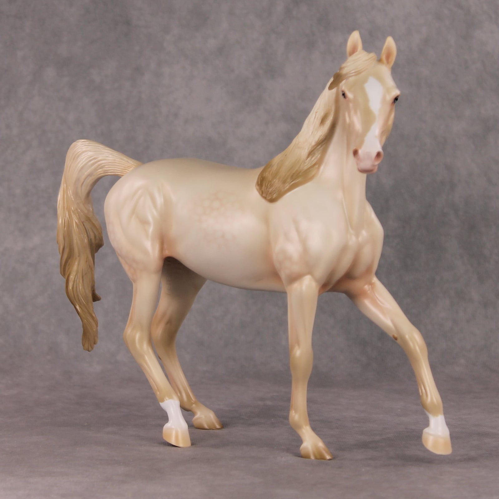 Silent Wish OOAK  Dappled Perlino Custom Arab Mare By Ashley Palmer HS24
