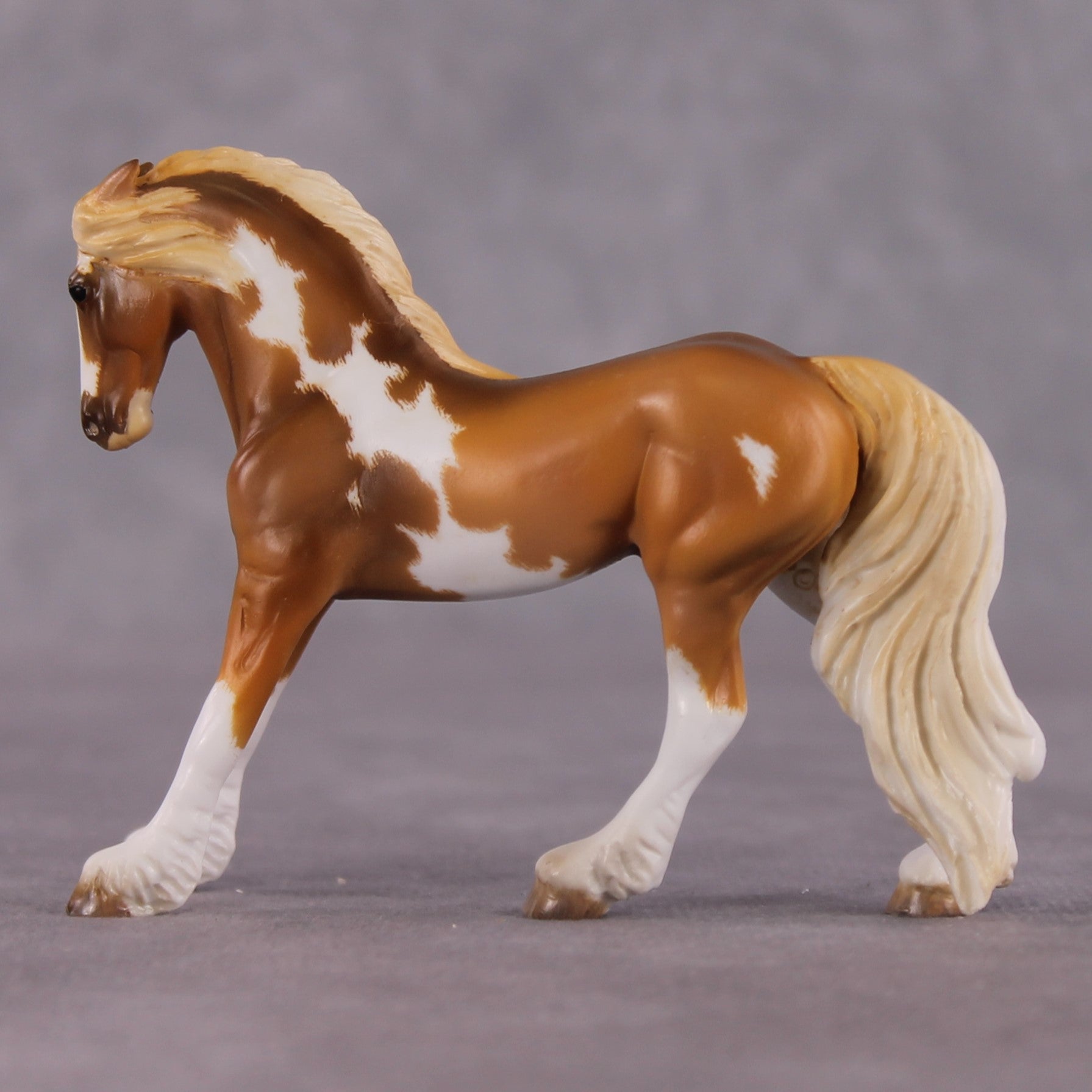 "The Brave" OOAK EFCM Friesian Chip By Kristen Cermele - April GemStones Series