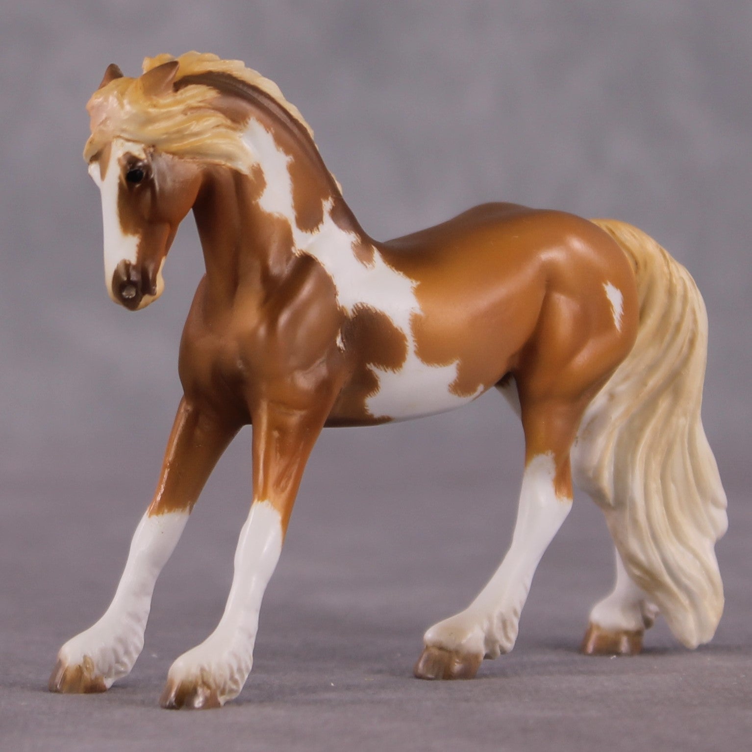 "The Brave" OOAK EFCM Friesian Chip By Kristen Cermele - April GemStones Series