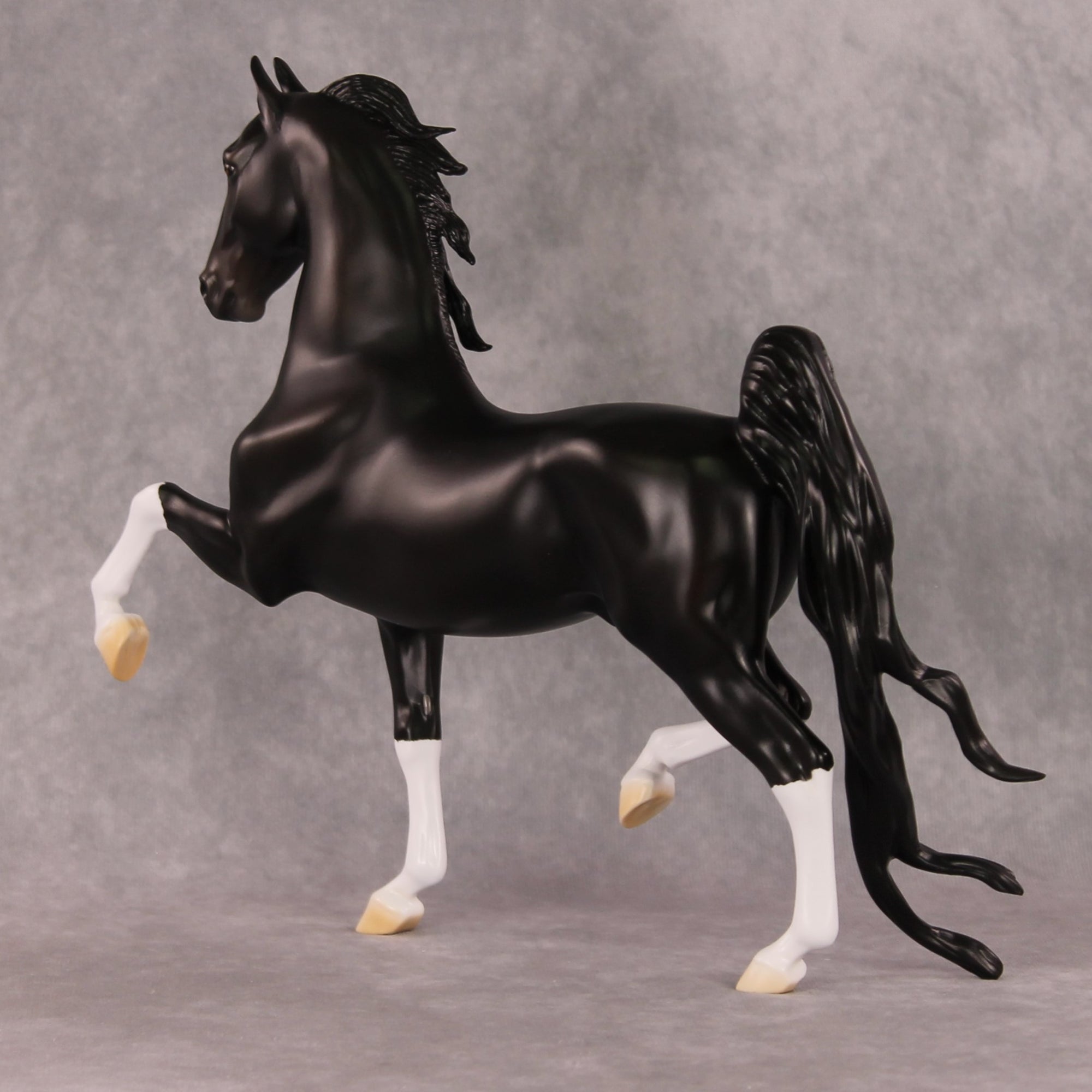 Midnight Run OOAK Black Custom Saddlebred By Ashley Palmer HS24