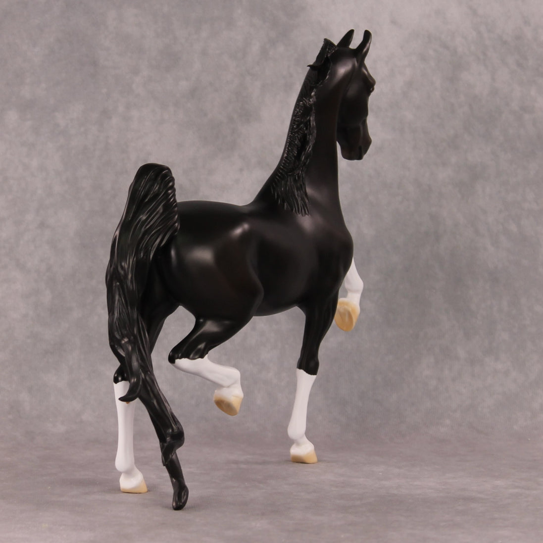 Midnight Run OOAK Black Custom Saddlebred By Ashley Palmer HS24