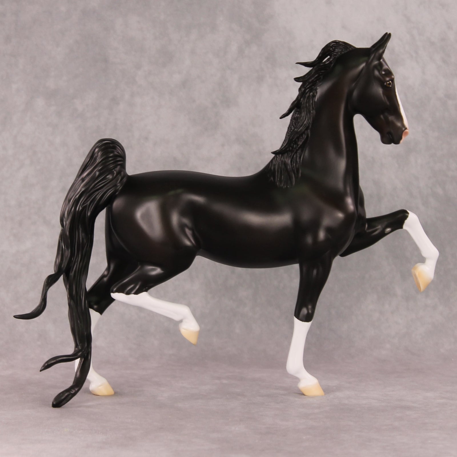 Midnight Run OOAK Black Custom Saddlebred By Ashley Palmer HS24