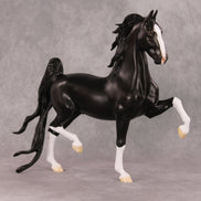 Midnight Run OOAK Black Custom Saddlebred By Ashley Palmer HS24