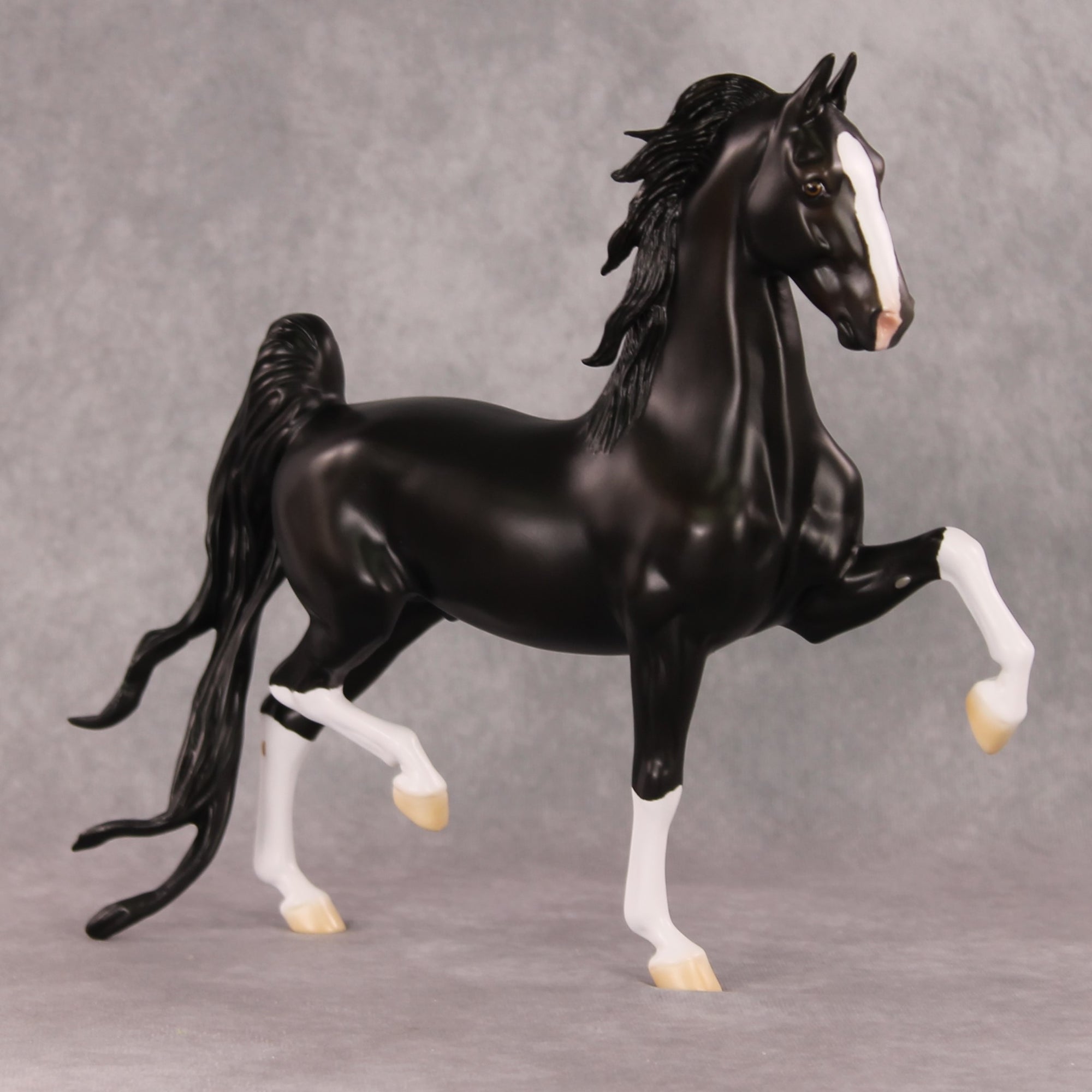 Midnight Run OOAK Black Custom Saddlebred By Ashley Palmer HS24