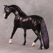 Tinsel OOAK Dark Blue Black Custom Pony By Ashley Palmer HS24