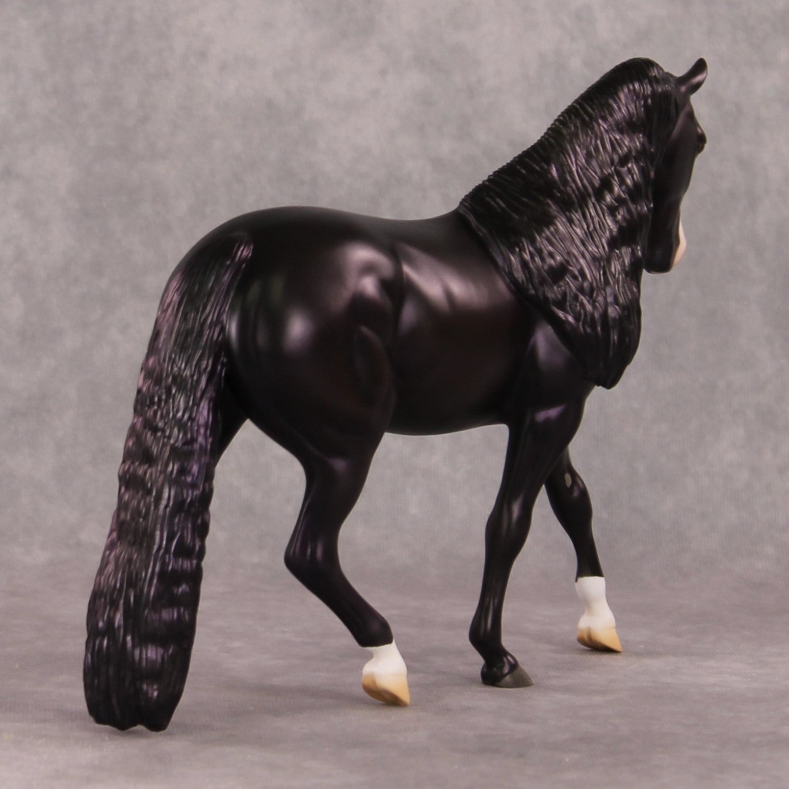 Tinsel OOAK Dark Blue Black Custom Pony By Ashley Palmer HS24