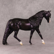 Tinsel OOAK Dark Blue Black Custom Pony By Ashley Palmer HS24