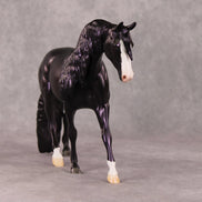 Tinsel OOAK Dark Blue Black Custom Pony By Ashley Palmer HS24