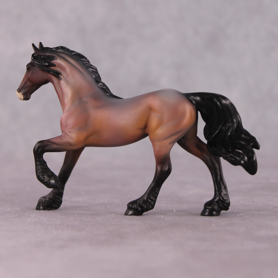 "Felpia" OOAK FCM Friesian Chip By Kristen Cermele - April GemStones Series