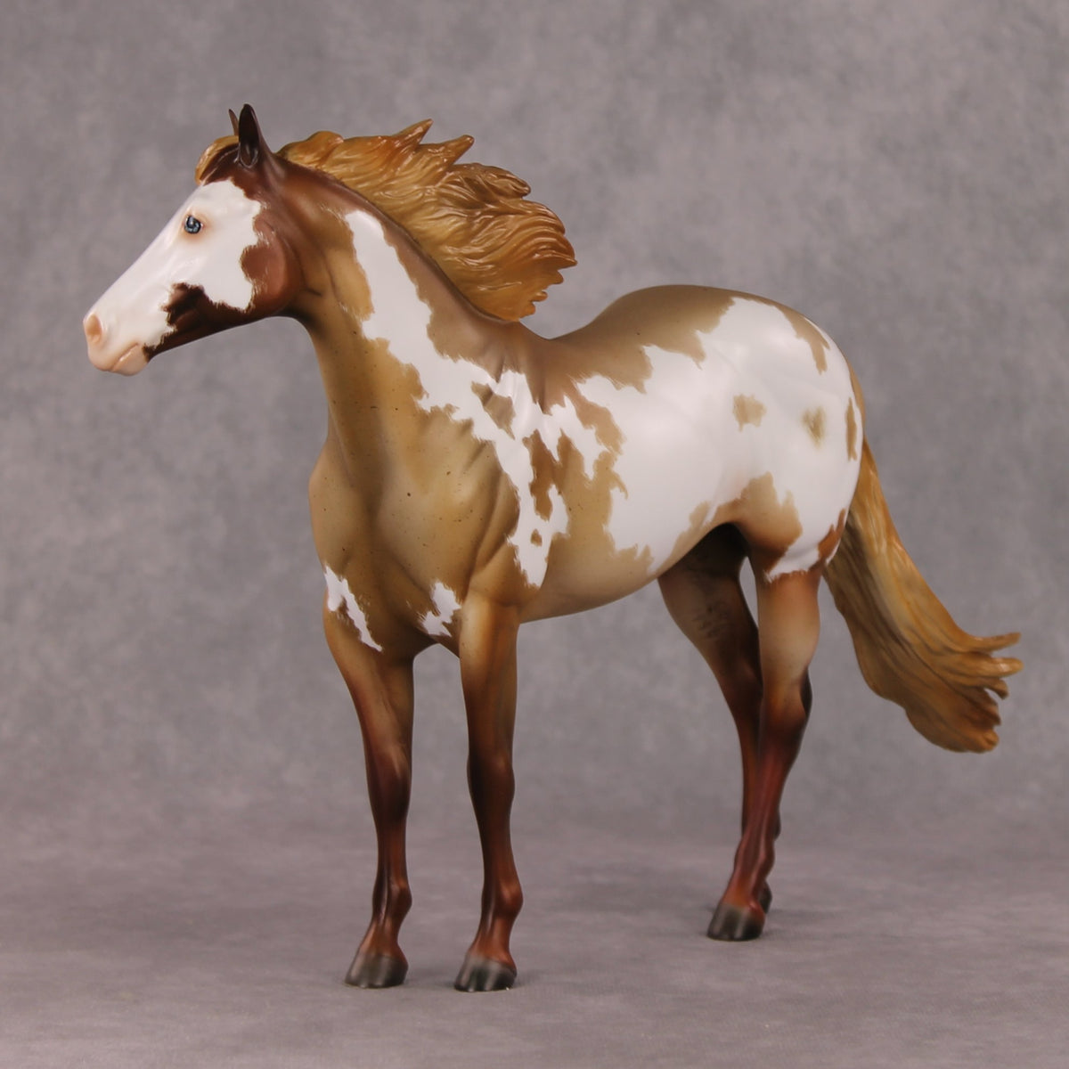 Jose OOAK Chestnut Roan Overo ISH By Julie Keim HS24