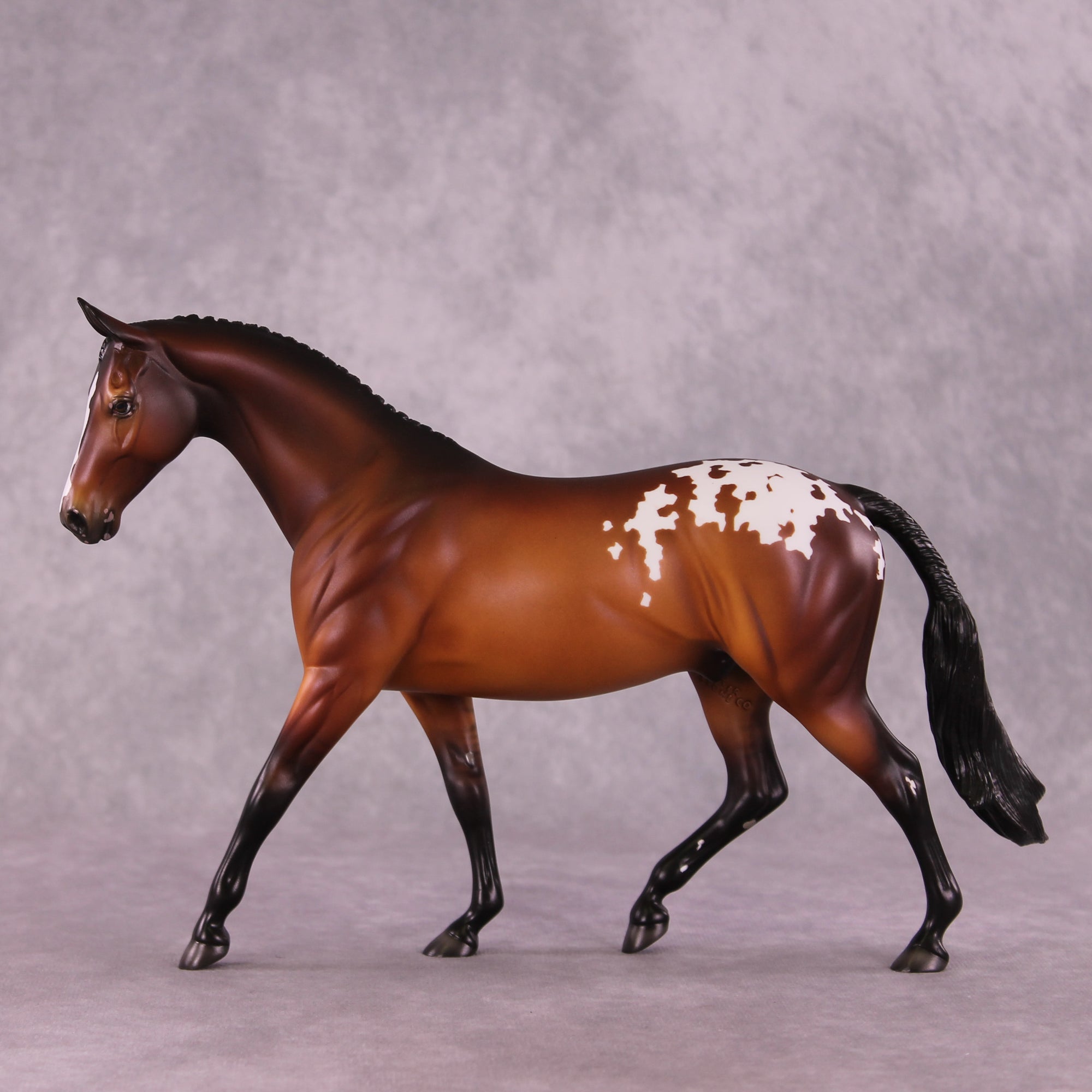 "Pōhaku" OOAK FCM Pony By Ellen Robbins EQ25