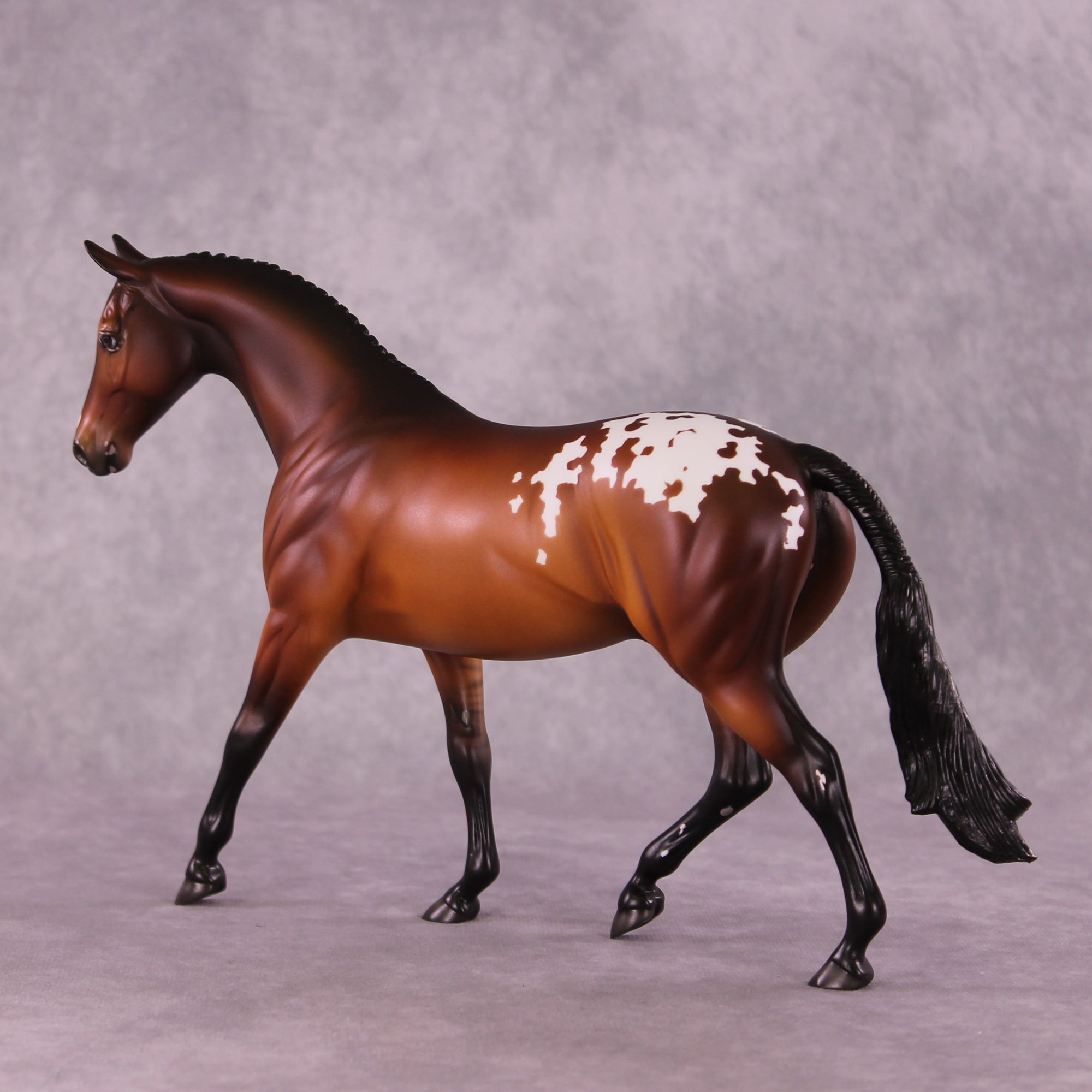 "Pōhaku" OOAK FCM Pony By Ellen Robbins EQ25