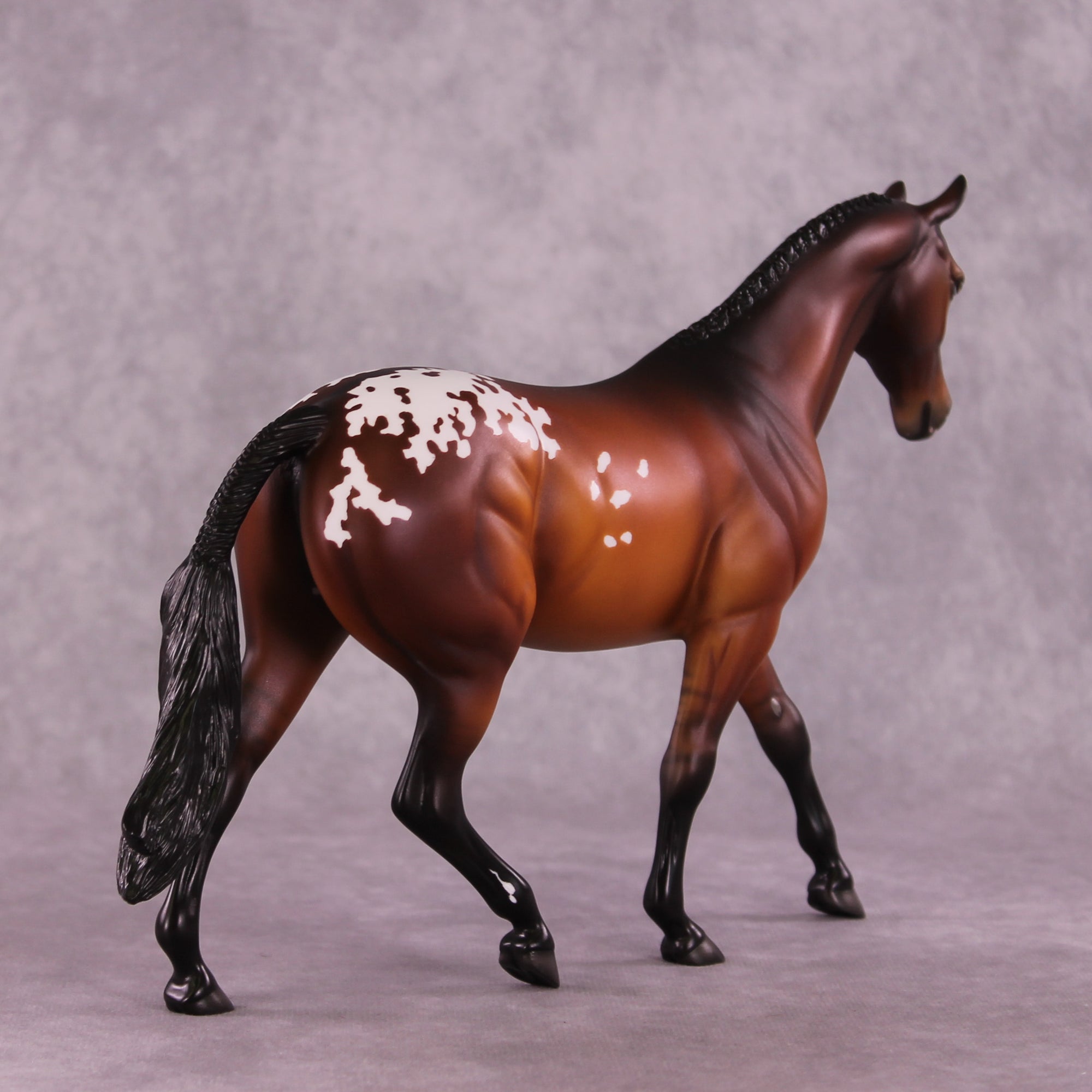 "Pōhaku" OOAK FCM Pony By Ellen Robbins EQ25