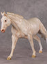 Guiding Light OOAK Dapple Cremello Running Stock Horse By Ashley Palmer HS24