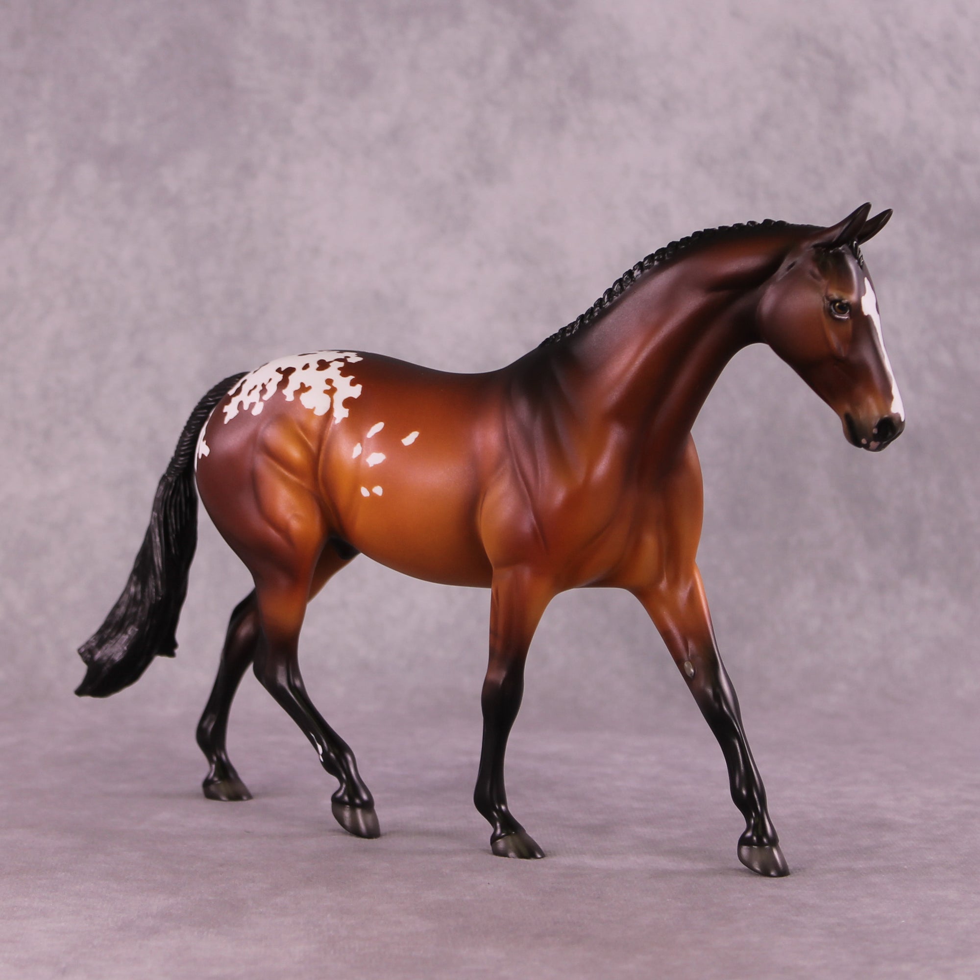 "Pōhaku" OOAK FCM Pony By Ellen Robbins EQ25