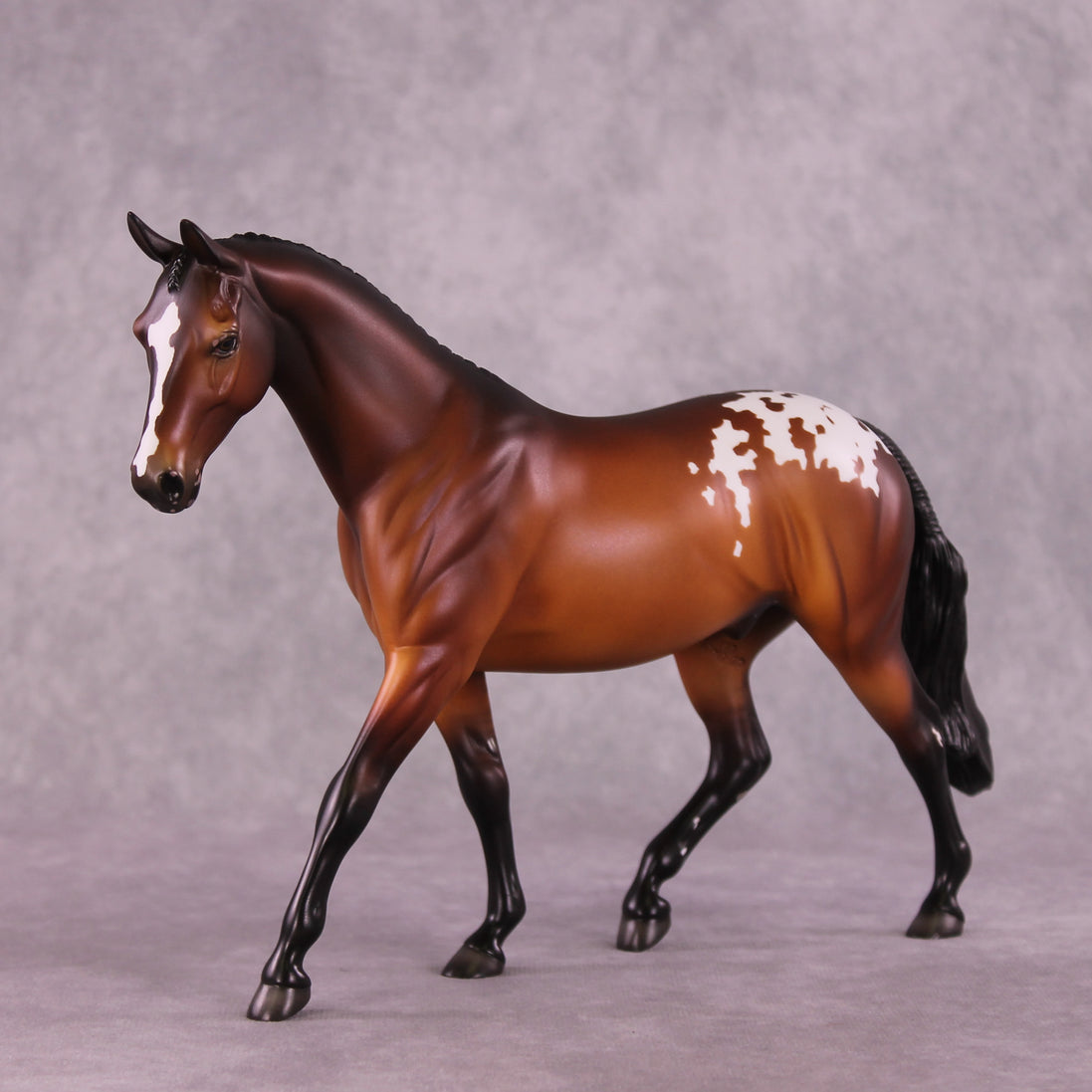 "Pōhaku" OOAK FCM Pony By Ellen Robbins EQ25