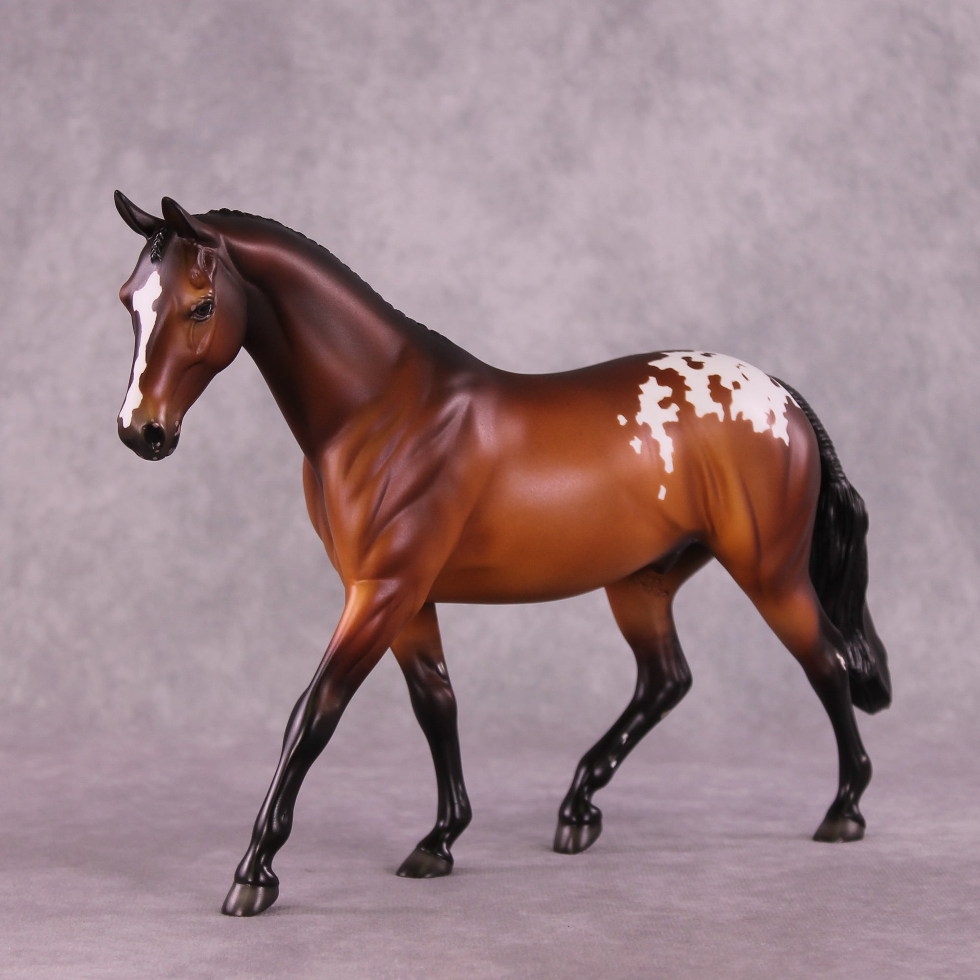 "Pōhaku" OOAK FCM Pony By Ellen Robbins EQ25