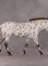 Julia OOAK Golden Leopard Appaloosa with Silver Accents Mule By Dawn Quick HS24