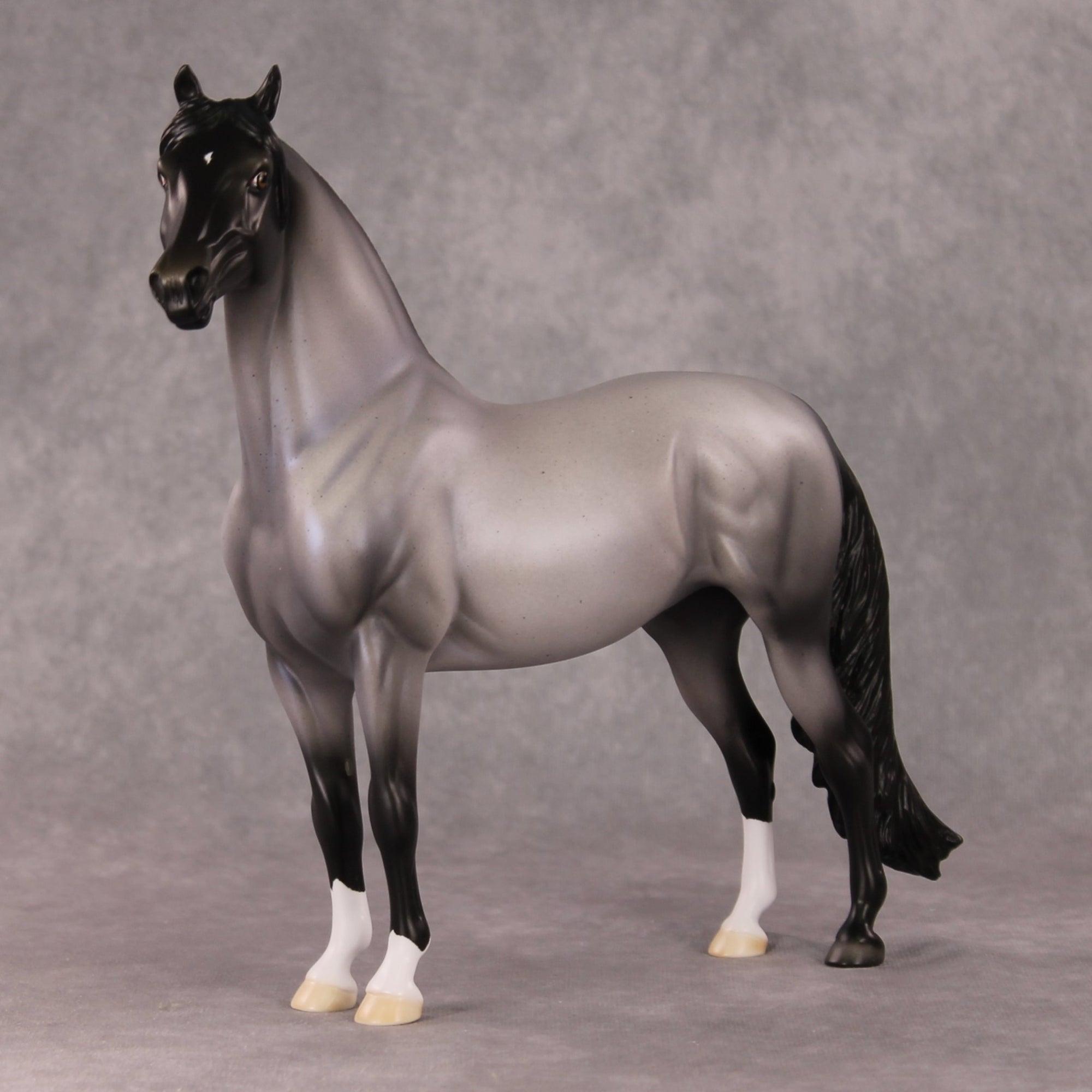 Simple Wish OOAK Blue Roan Custom Morgan By Ellen Robbins HS24