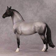 Simple Wish OOAK Blue Roan Custom Morgan By Ellen Robbins HS24