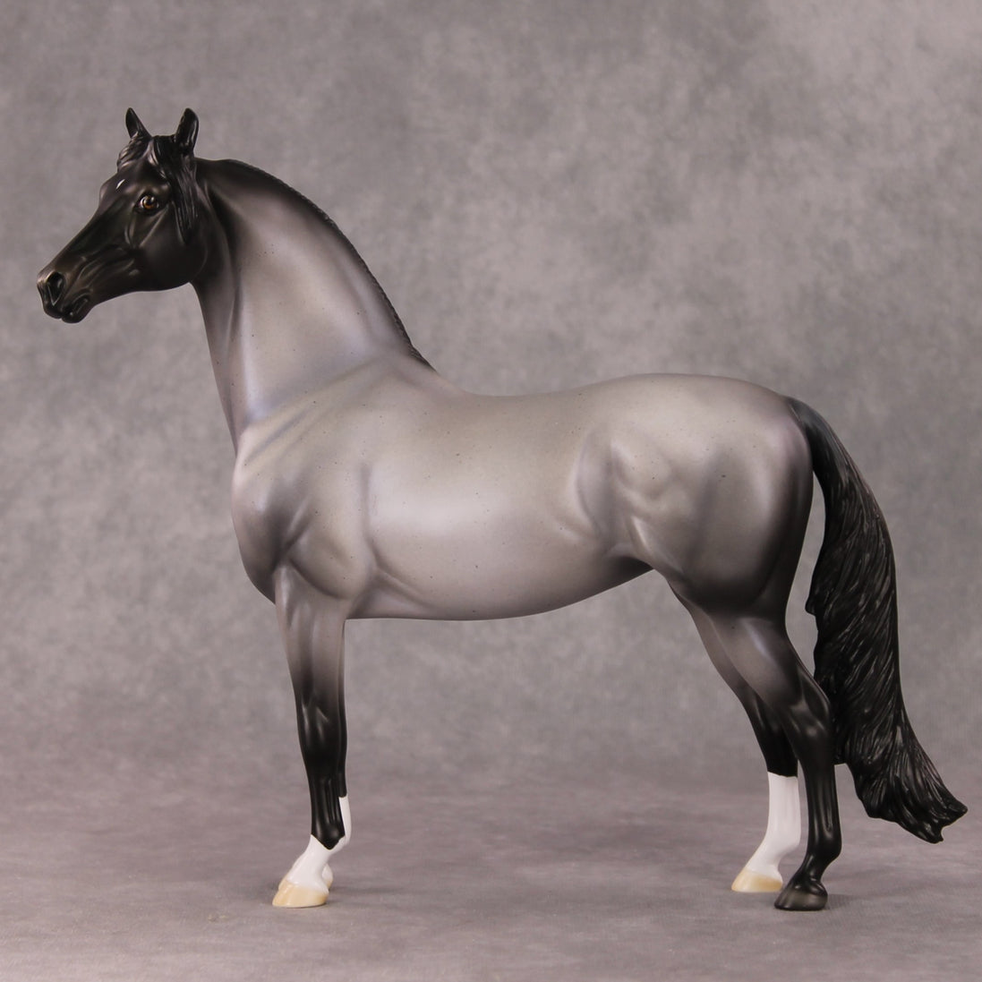 Simple Wish OOAK Blue Roan Custom Morgan By Ellen Robbins HS24