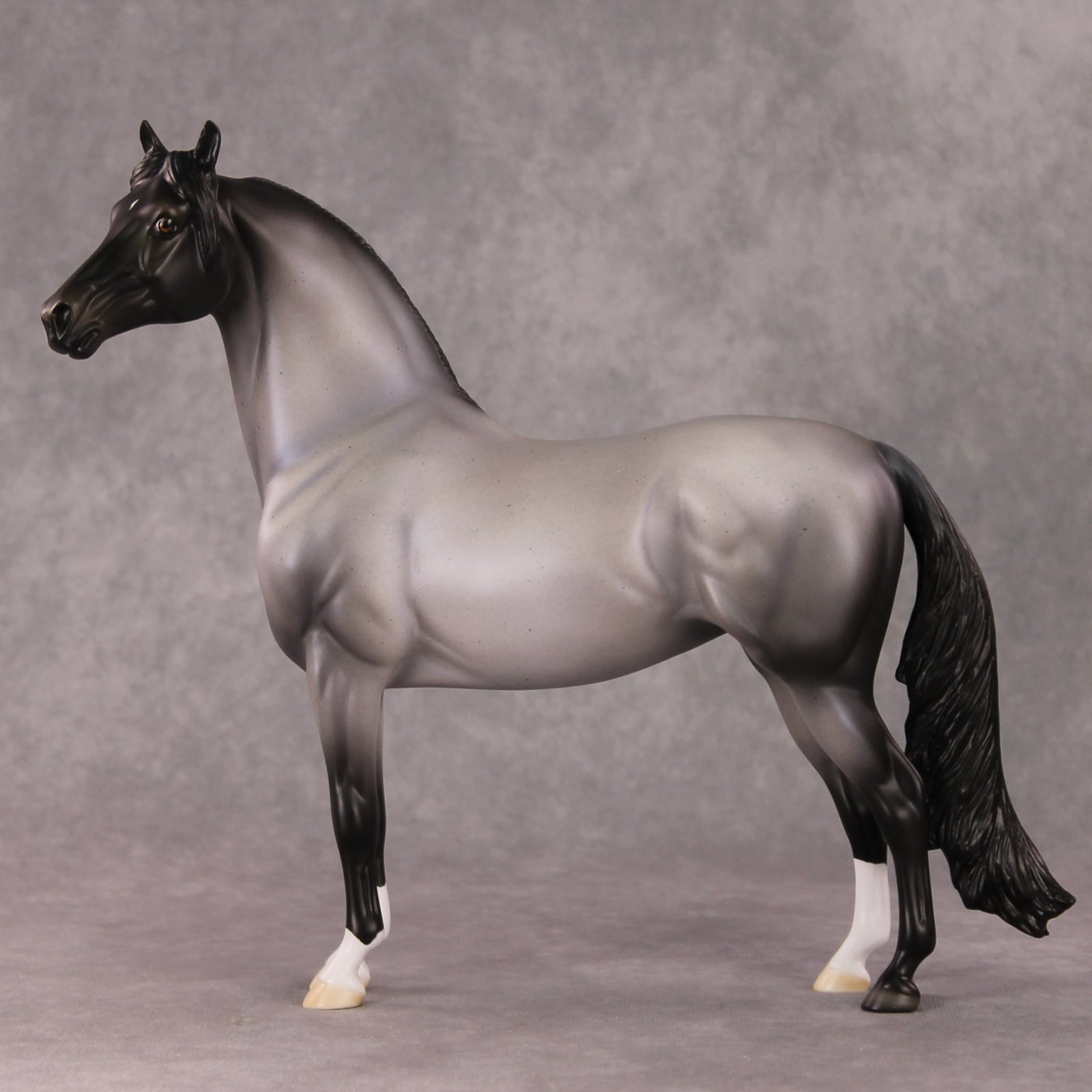 Simple Wish OOAK Blue Roan Custom Morgan By Ellen Robbins HS24