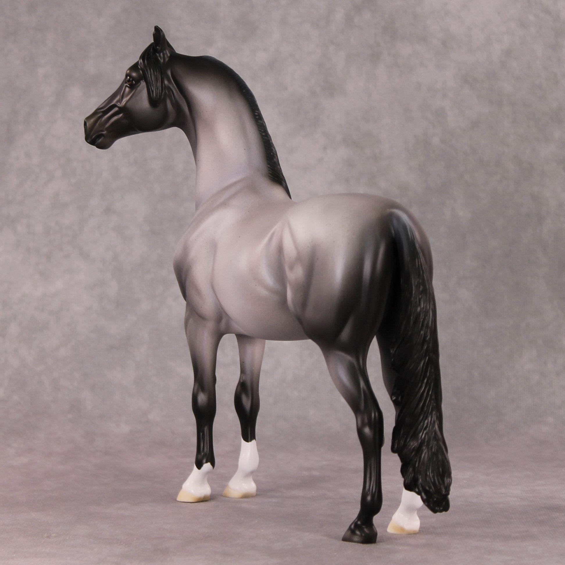 Simple Wish OOAK Blue Roan Custom Morgan By Ellen Robbins HS24