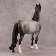 Simple Wish OOAK Blue Roan Custom Morgan By Ellen Robbins HS24