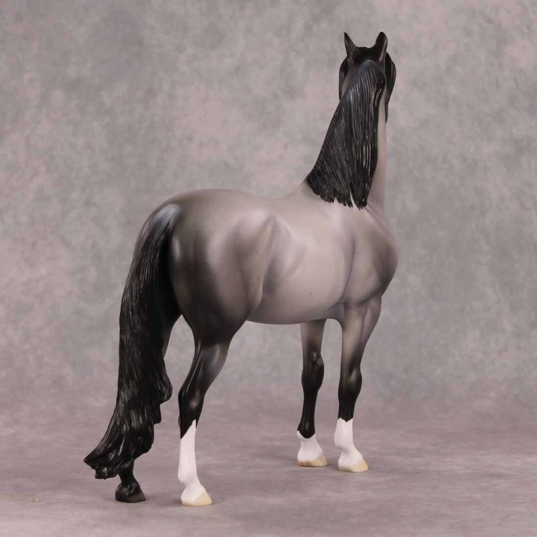 Simple Wish OOAK Blue Roan Custom Morgan By Ellen Robbins HS24