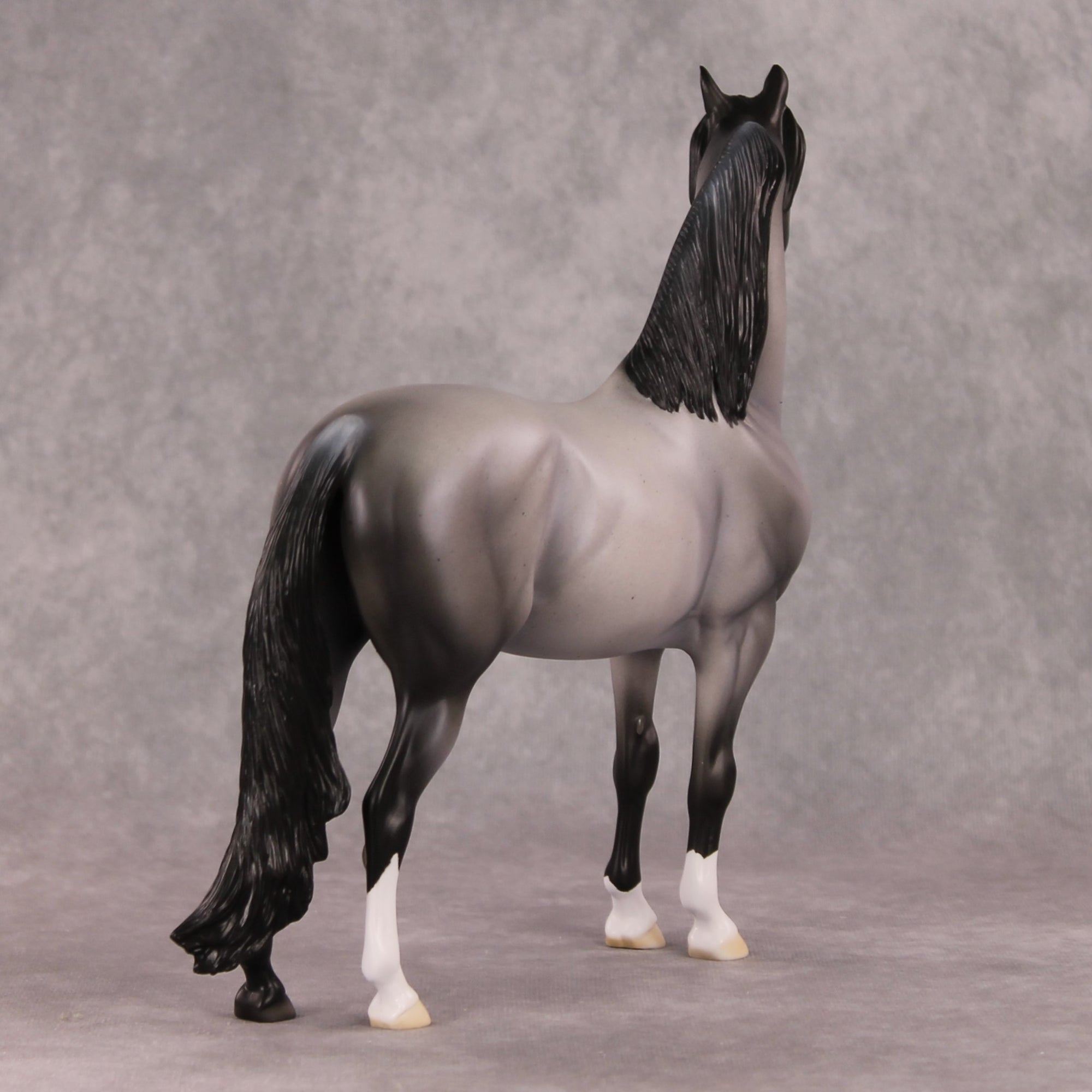 Simple Wish OOAK Blue Roan Custom Morgan By Ellen Robbins HS24