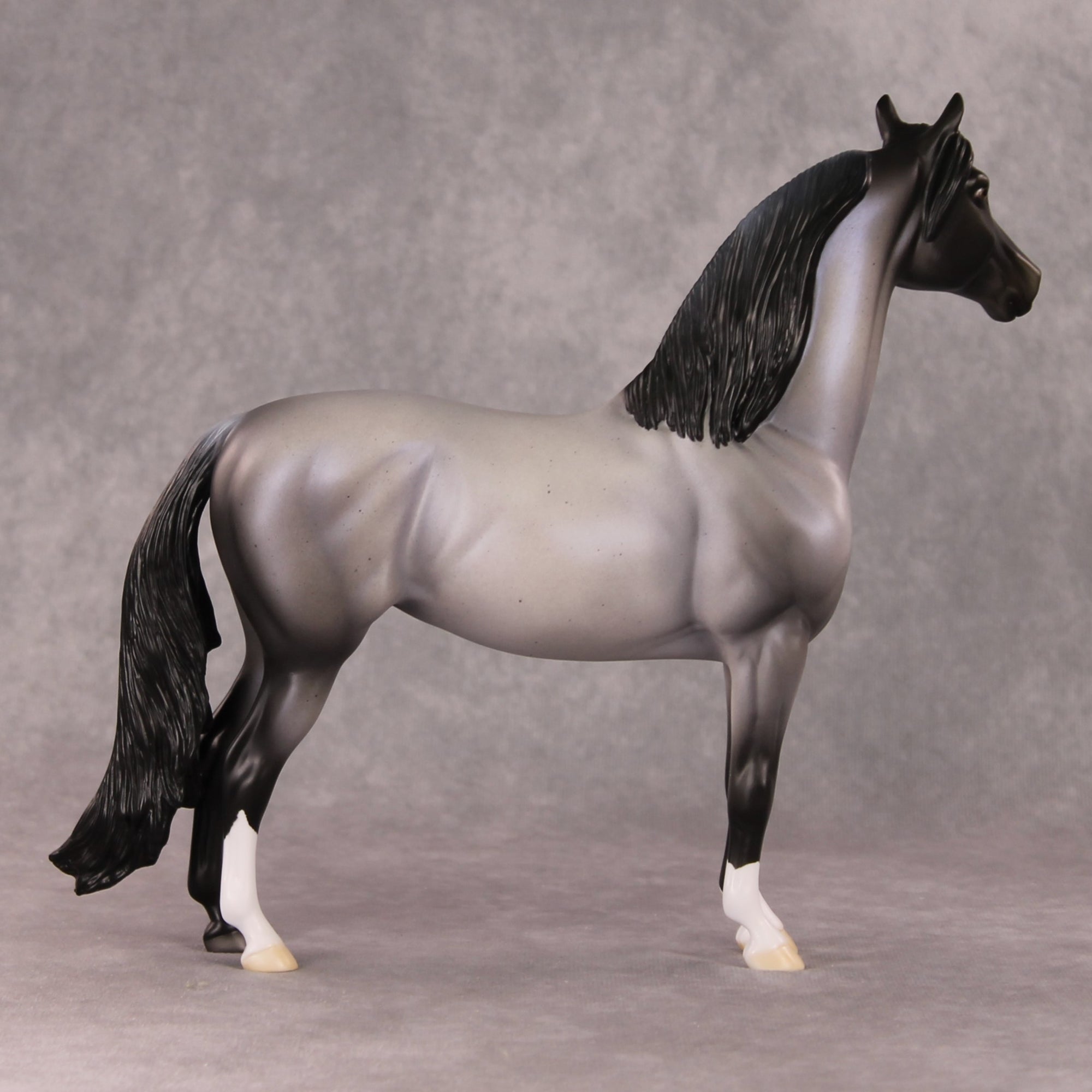 Simple Wish OOAK Blue Roan Custom Morgan By Ellen Robbins HS24