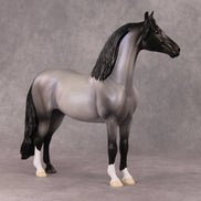 Simple Wish OOAK Blue Roan Custom Morgan By Ellen Robbins HS24