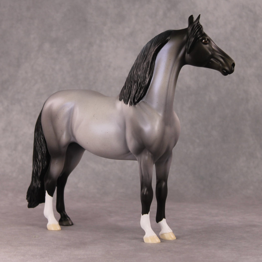 Simple Wish OOAK Blue Roan Custom Morgan By Ellen Robbins HS24
