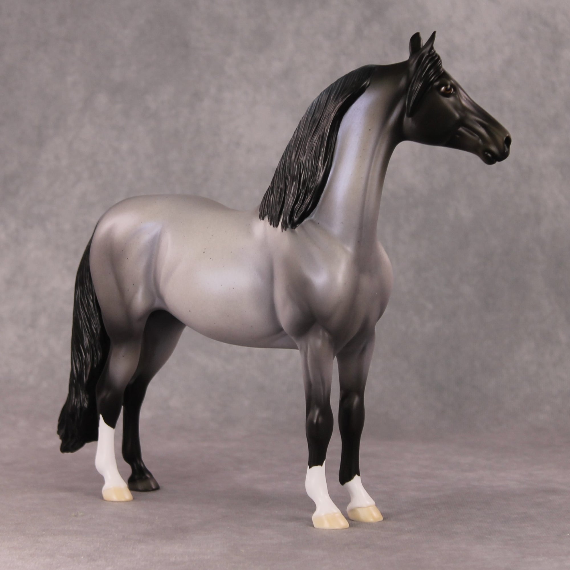 Simple Wish OOAK Blue Roan Custom Morgan By Ellen Robbins HS24