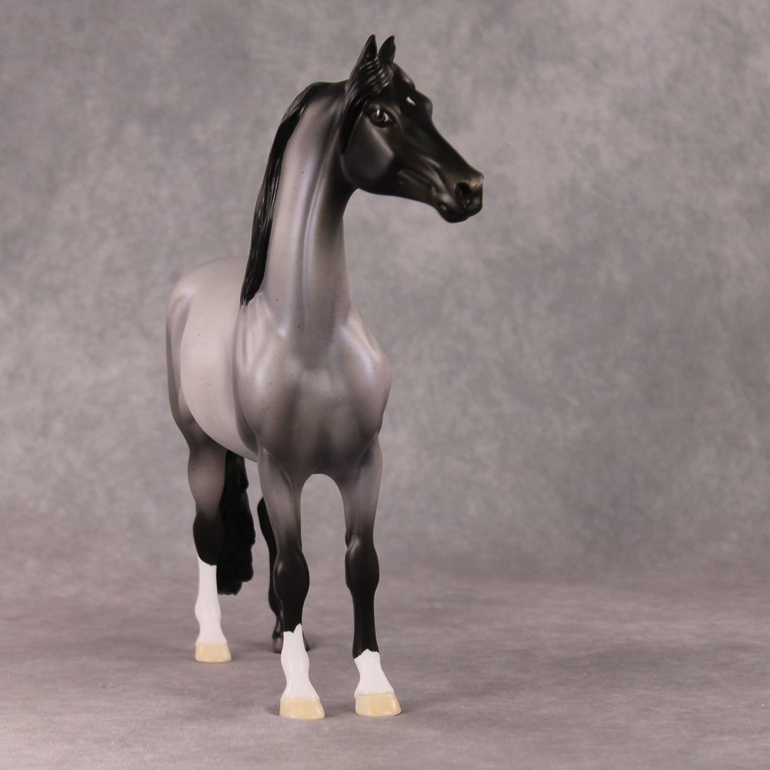 Simple Wish OOAK Blue Roan Custom Morgan By Ellen Robbins HS24