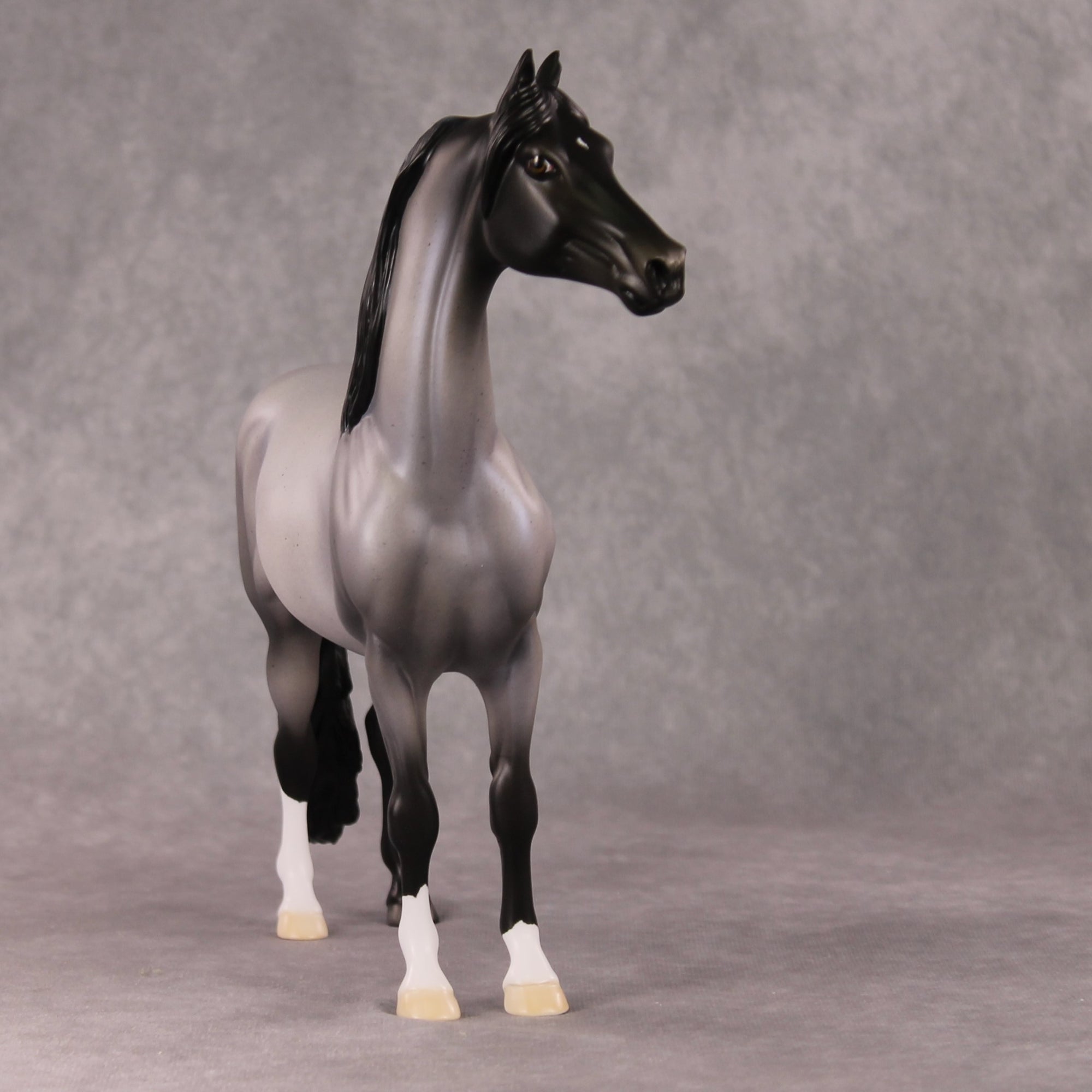 Simple Wish OOAK Blue Roan Custom Morgan By Ellen Robbins HS24